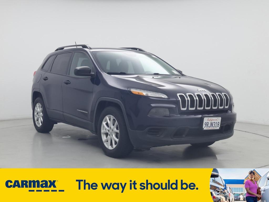used 2016 Jeep Cherokee car, priced at $12,599