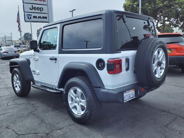 used 2021 Jeep Wrangler car, priced at $25,354