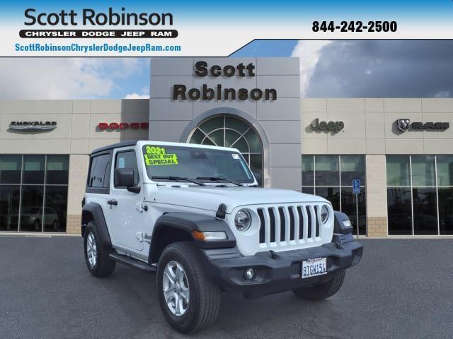 used 2021 Jeep Wrangler car, priced at $25,354