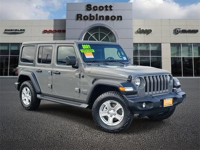 used 2021 Jeep Wrangler Unlimited car, priced at $33,991