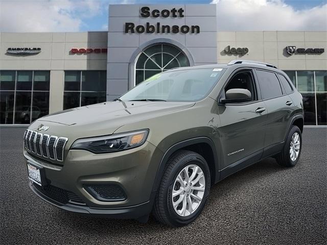 used 2021 Jeep Cherokee car, priced at $17,344