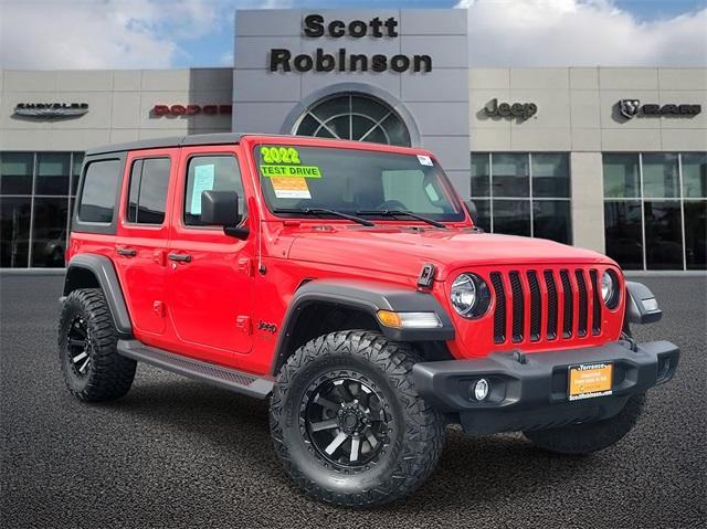 used 2022 Jeep Wrangler Unlimited car, priced at $31,992