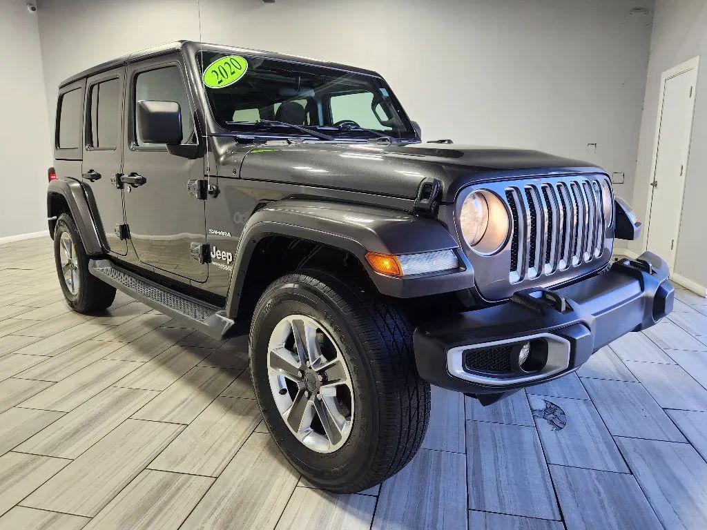 used 2020 Jeep Wrangler Unlimited car, priced at $25,237