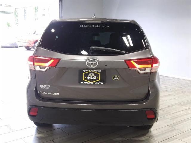 used 2019 Toyota Highlander car, priced at $22,991