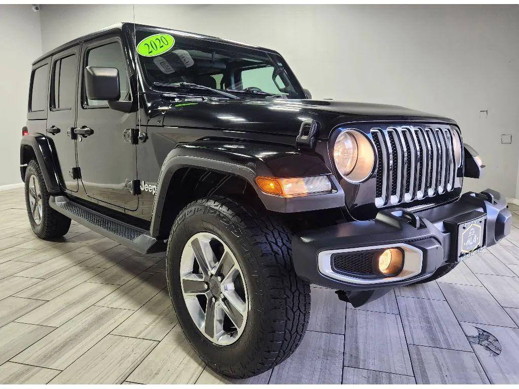 used 2020 Jeep Wrangler Unlimited car, priced at $26,599