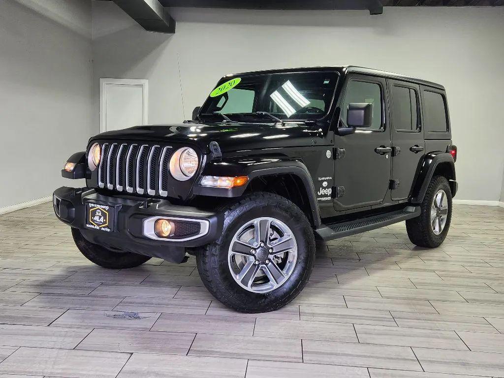 used 2020 Jeep Wrangler Unlimited car, priced at $26,599