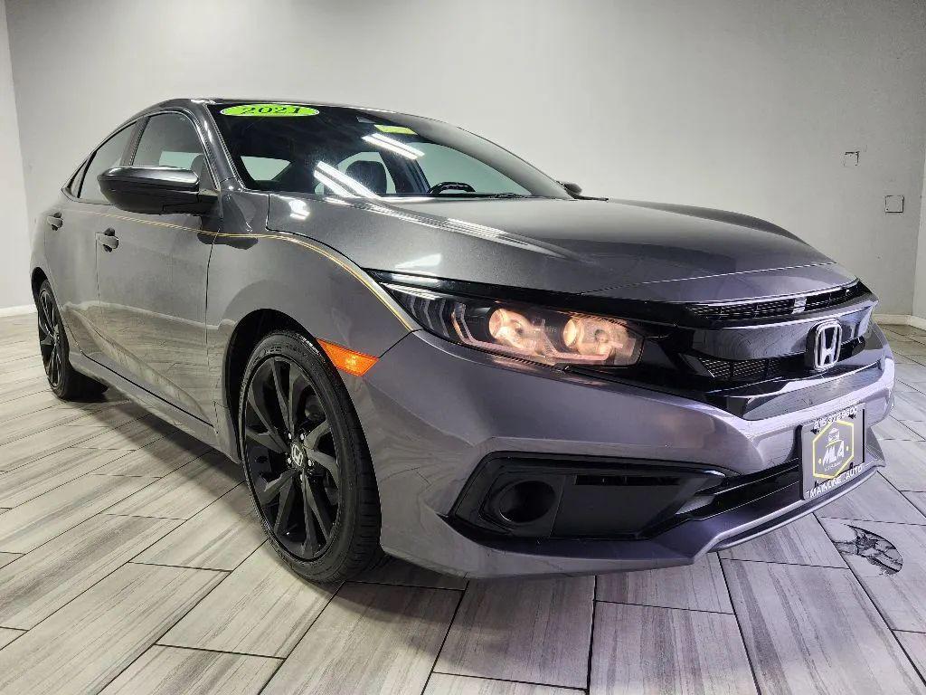 used 2021 Honda Civic car, priced at $19,344