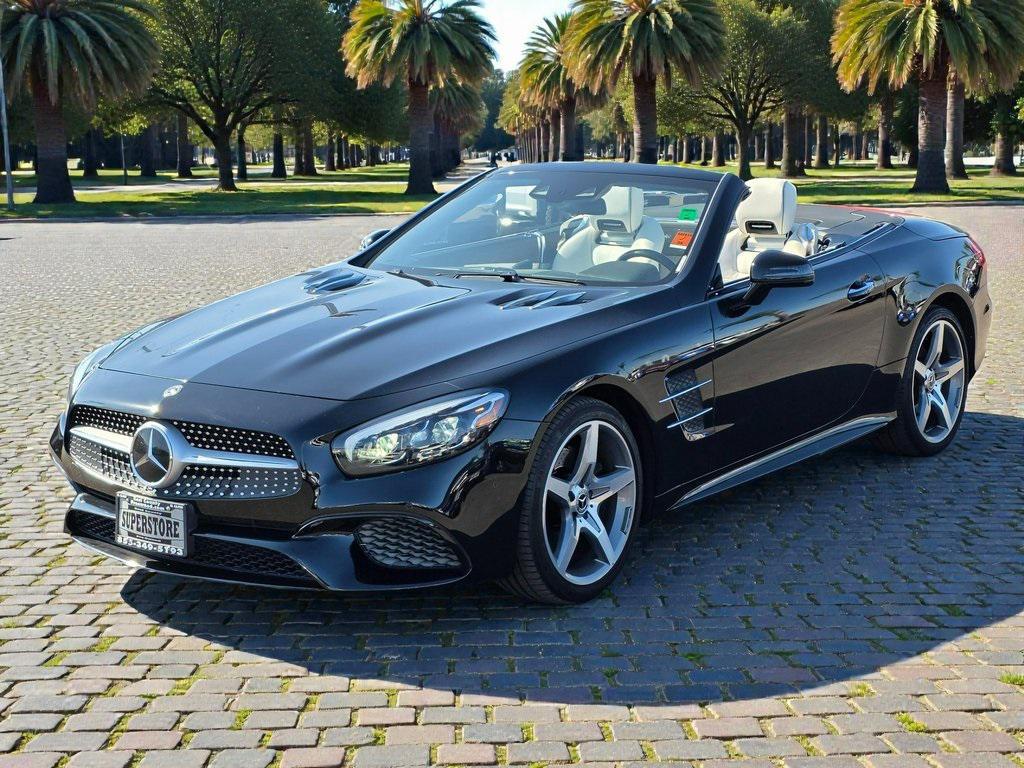 used 2019 Mercedes-Benz SL 550 car, priced at $49,999