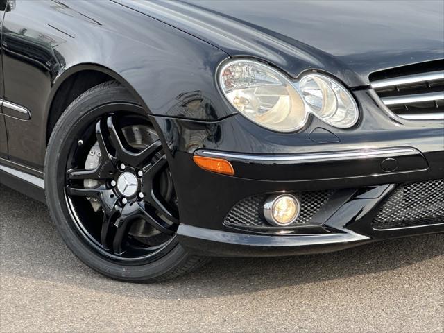 used 2009 Mercedes-Benz CLK-Class car, priced at $15,999