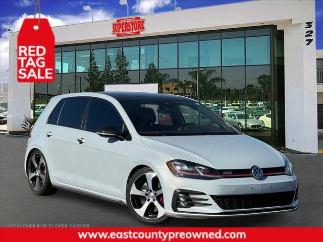 used 2018 Volkswagen Golf GTI car, priced at $24,499