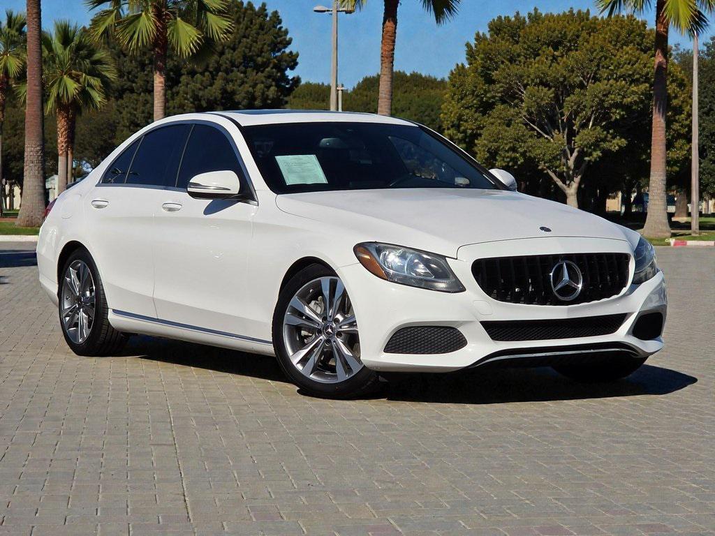 used 2018 Mercedes-Benz C-Class car, priced at $16,888