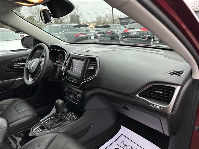 used 2021 Jeep Cherokee car, priced at $25,000