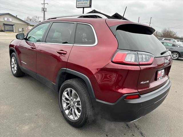 used 2021 Jeep Cherokee car, priced at $25,000