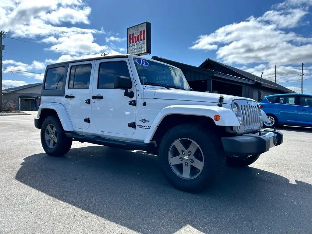 used 2015 Jeep Wrangler Unlimited car, priced at $19,900