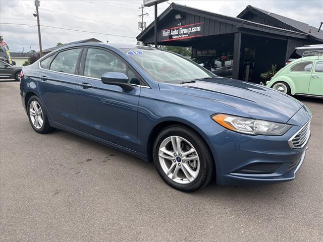 used 2018 Ford Fusion car, priced at $17,950