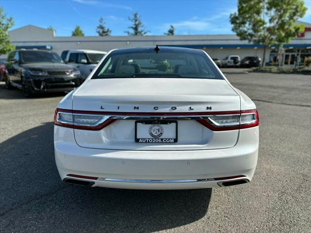 used 2018 Lincoln Continental car, priced at $36,880