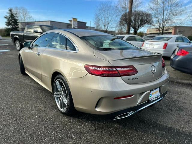 used 2018 Mercedes-Benz E-Class car, priced at $27,880