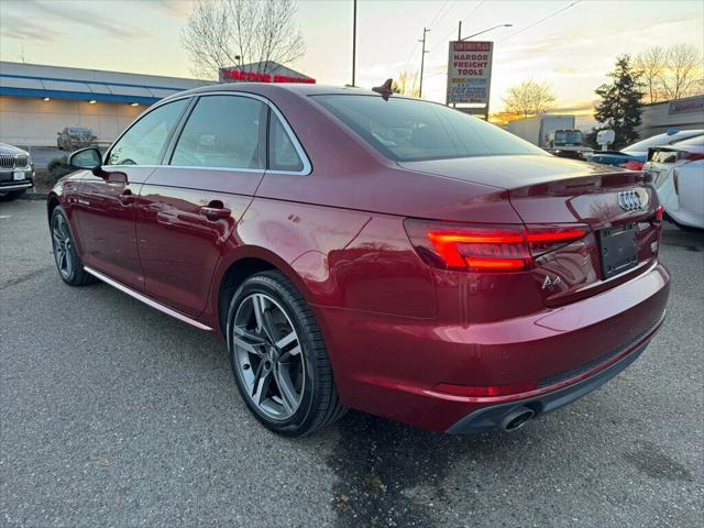 used 2018 Audi A4 car, priced at $21,380