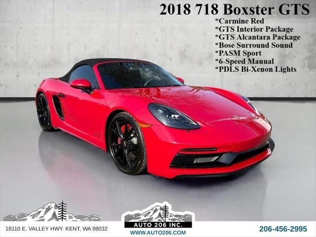 used 2018 Porsche 718 Boxster car, priced at $69,880