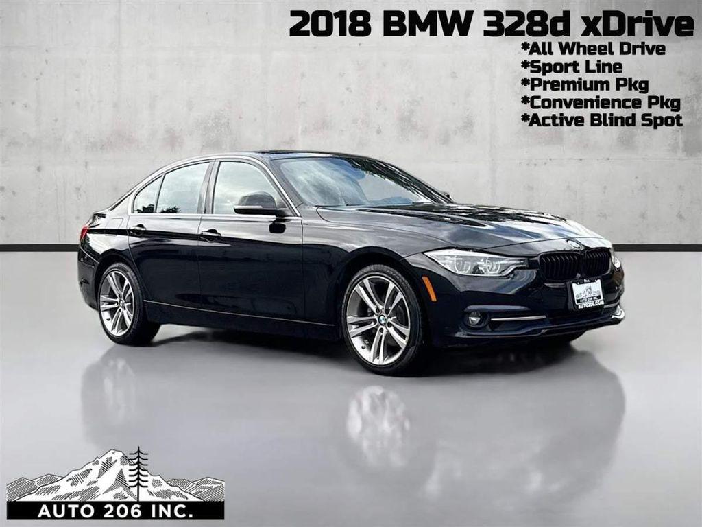 used 2018 BMW 328d car, priced at $17,880