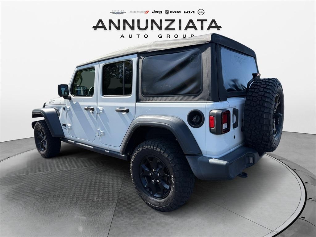 used 2021 Jeep Wrangler Unlimited car, priced at $29,299