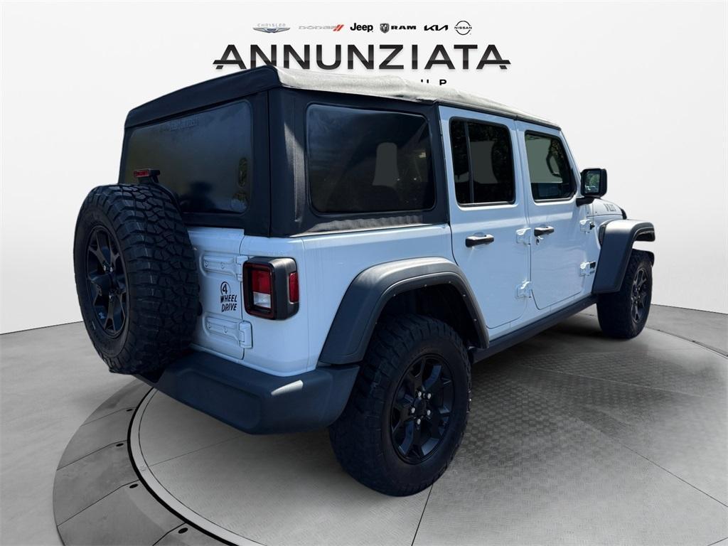 used 2021 Jeep Wrangler Unlimited car, priced at $29,299