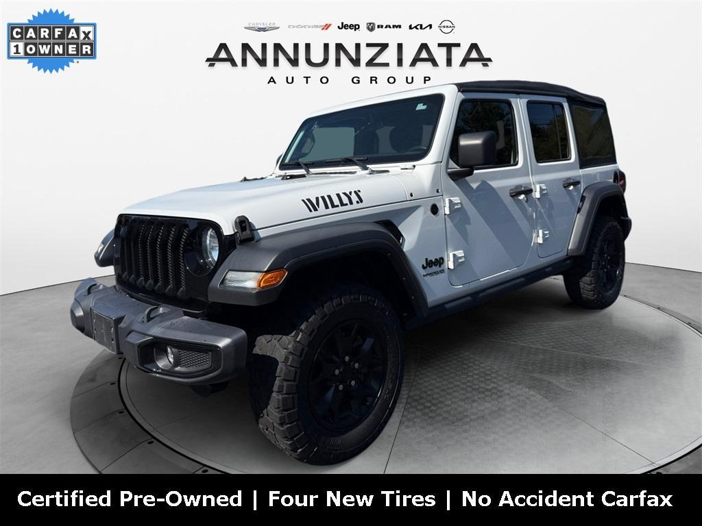used 2021 Jeep Wrangler Unlimited car, priced at $29,299