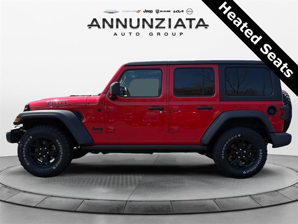 used 2021 Jeep Wrangler Unlimited car, priced at $32,199