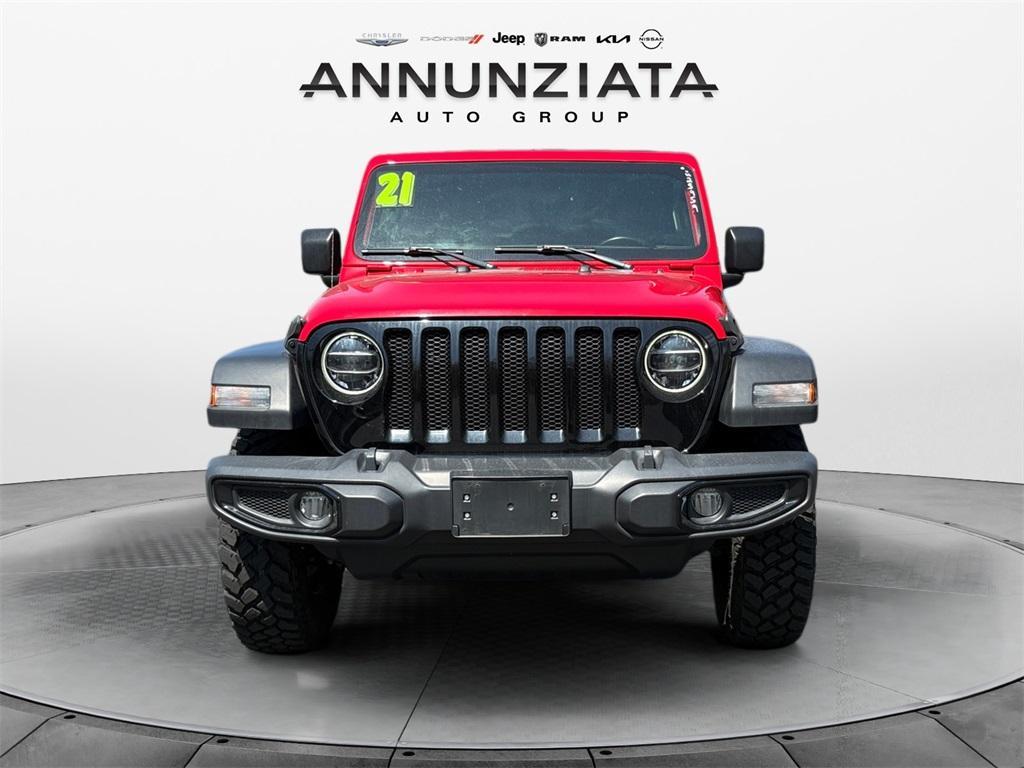 used 2021 Jeep Wrangler Unlimited car, priced at $32,499