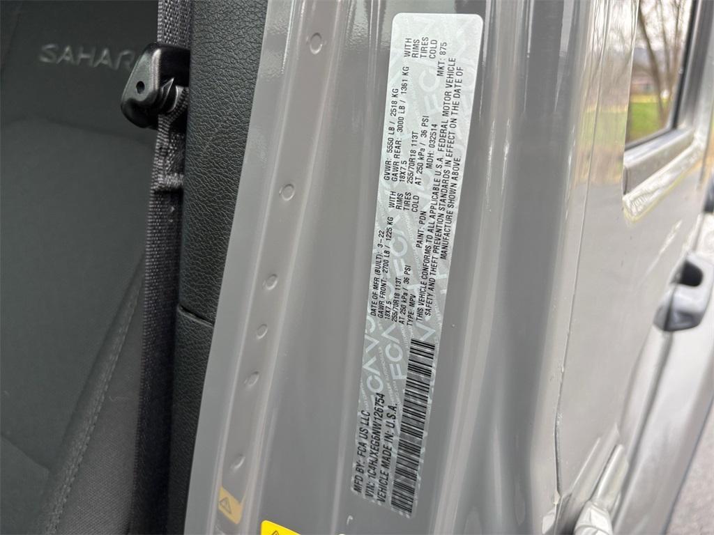 used 2022 Jeep Wrangler Unlimited car, priced at $34,999