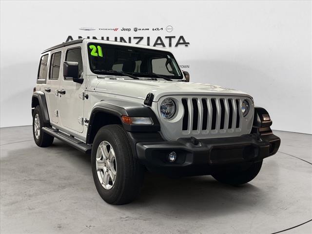 used 2021 Jeep Wrangler Unlimited car, priced at $32,425