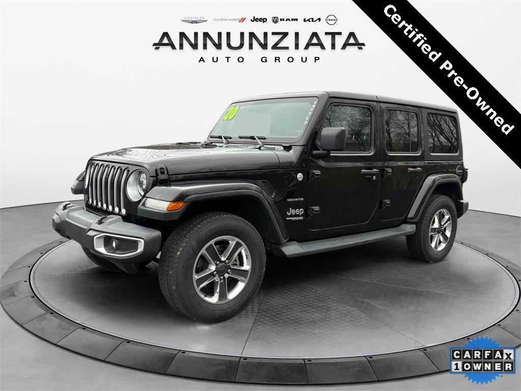 used 2020 Jeep Wrangler Unlimited car, priced at $31,499