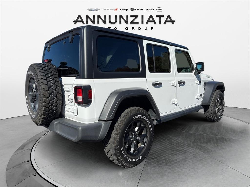 used 2022 Jeep Wrangler Unlimited car, priced at $30,499