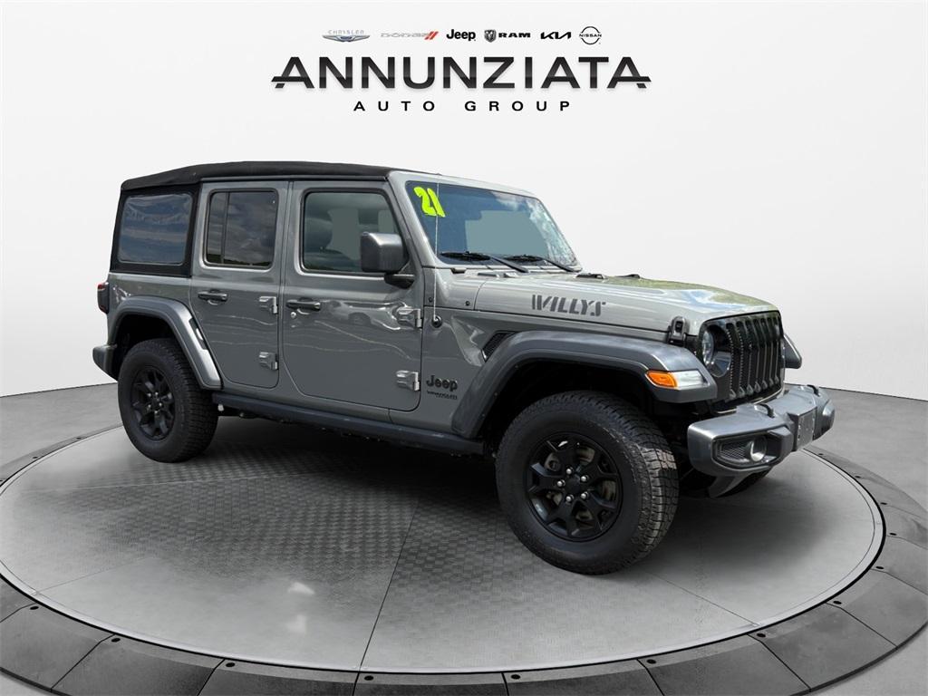 used 2021 Jeep Wrangler Unlimited car, priced at $31,000