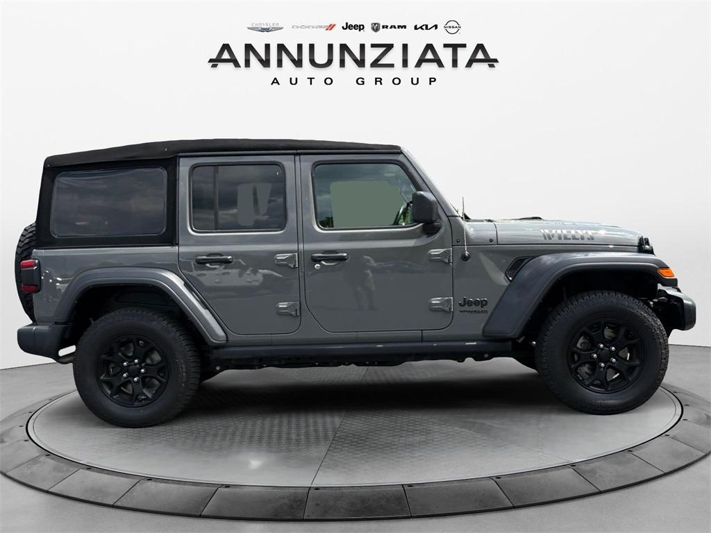 used 2021 Jeep Wrangler Unlimited car, priced at $31,000