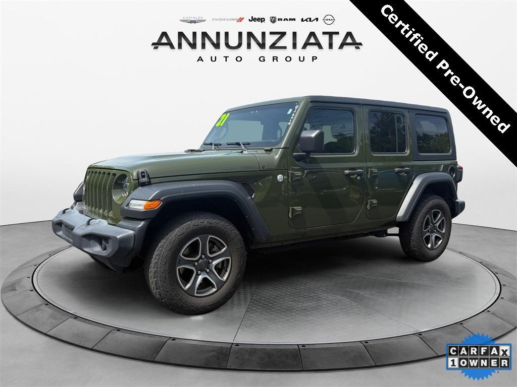 used 2021 Jeep Wrangler Unlimited car, priced at $30,699
