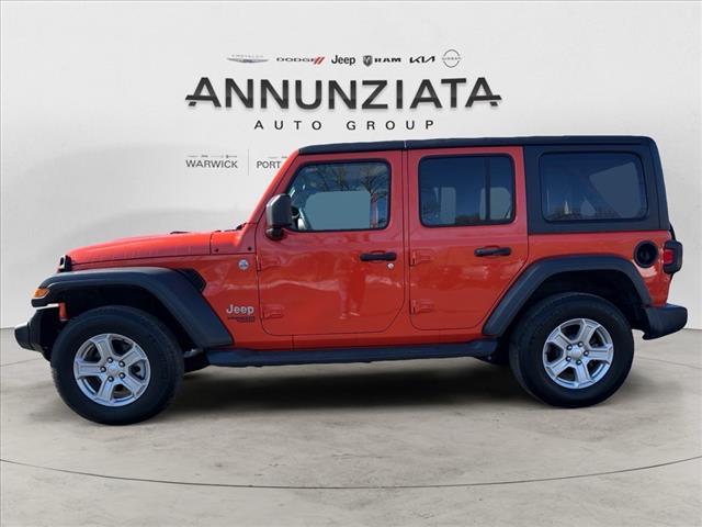 used 2020 Jeep Wrangler Unlimited car, priced at $27,895