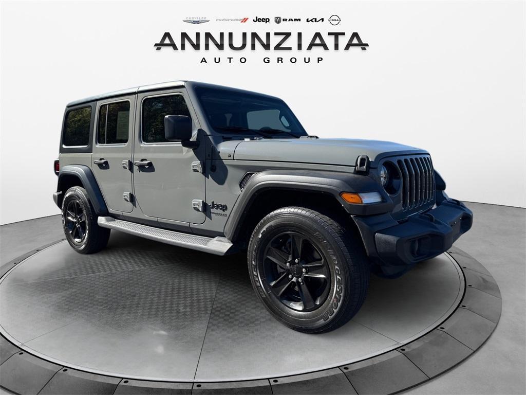 used 2022 Jeep Wrangler Unlimited car, priced at $28,099
