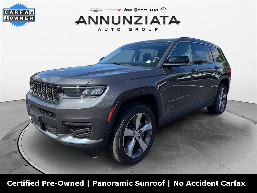 used 2021 Jeep Grand Cherokee L car, priced at $30,899
