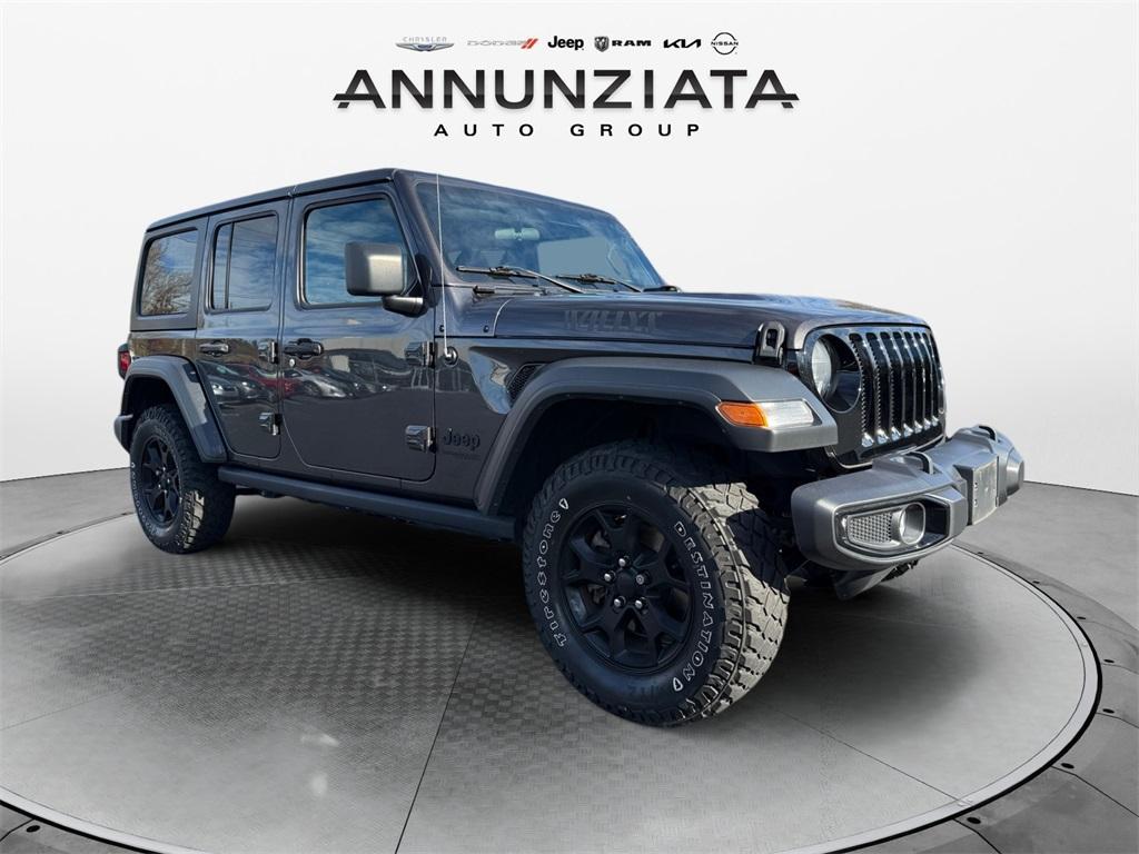 used 2021 Jeep Wrangler Unlimited car, priced at $30,799