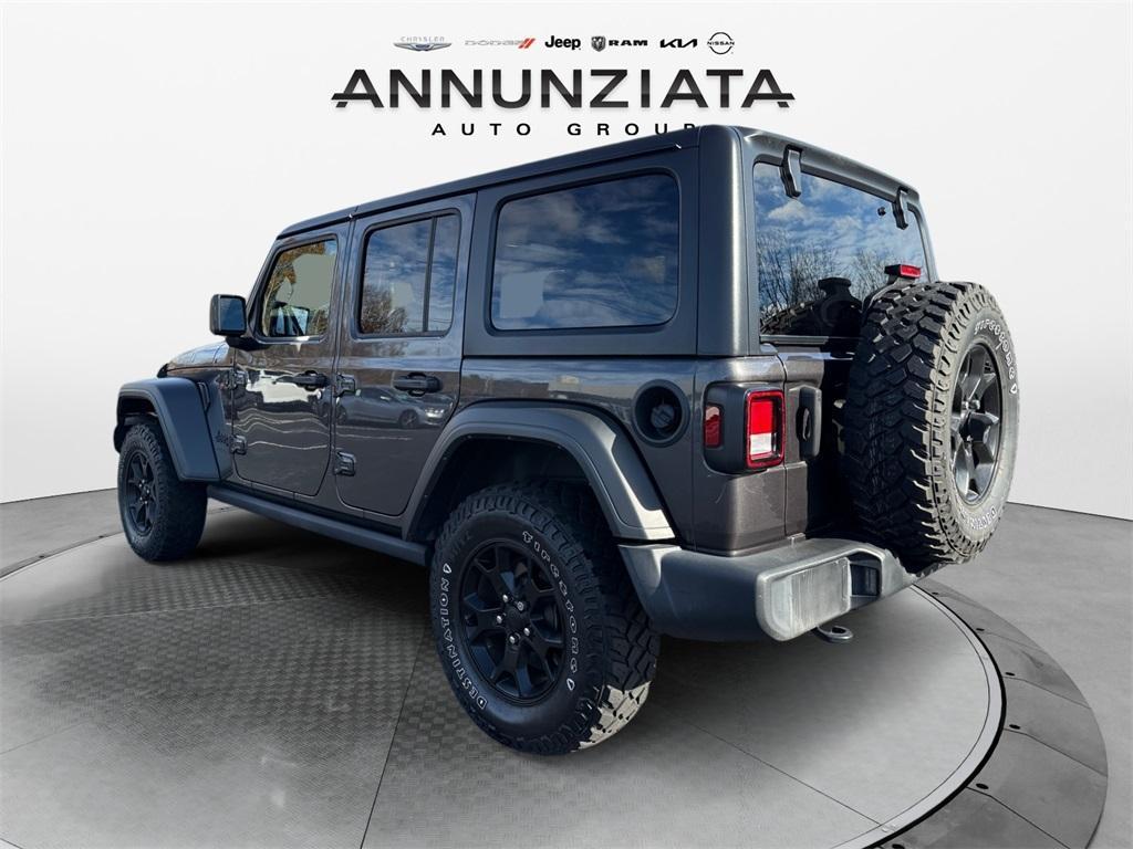 used 2021 Jeep Wrangler Unlimited car, priced at $30,799
