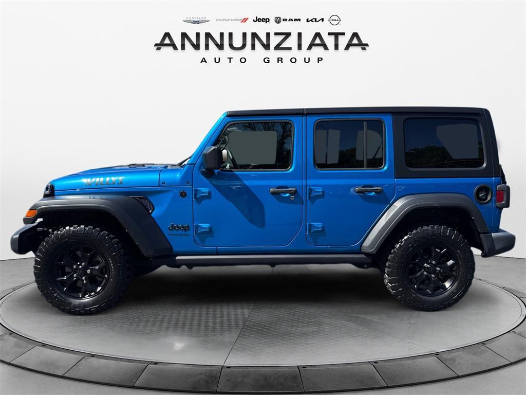 used 2022 Jeep Wrangler Unlimited car, priced at $36,599