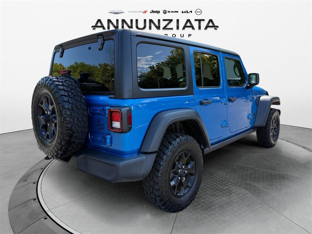 used 2022 Jeep Wrangler Unlimited car, priced at $36,599