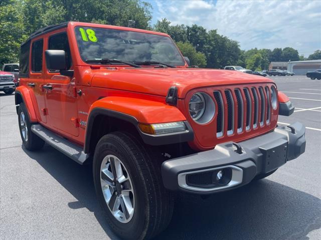 used 2018 Jeep Wrangler Unlimited car, priced at $44,995