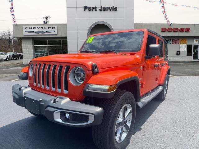 used 2018 Jeep Wrangler Unlimited car, priced at $44,995
