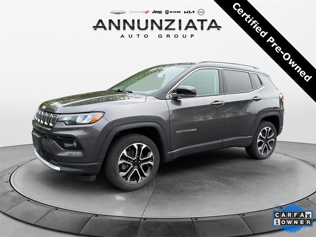 used 2022 Jeep Compass car, priced at $23,499
