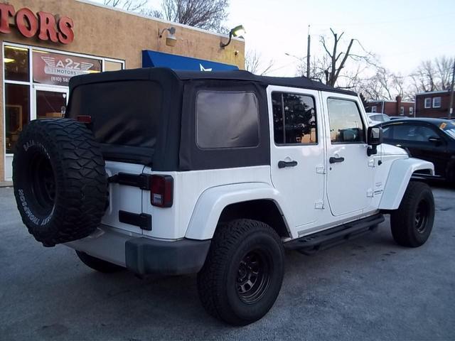 used 2013 Jeep Wrangler Unlimited car, priced at $16,575