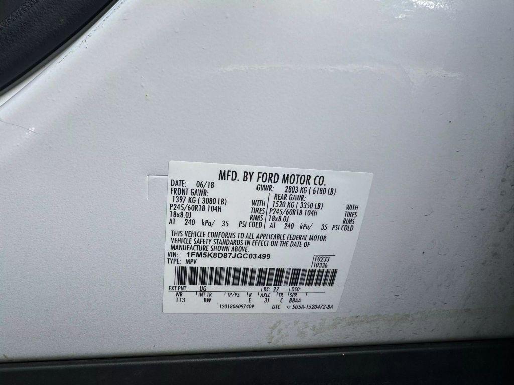 used 2018 Ford Explorer car, priced at $15,975