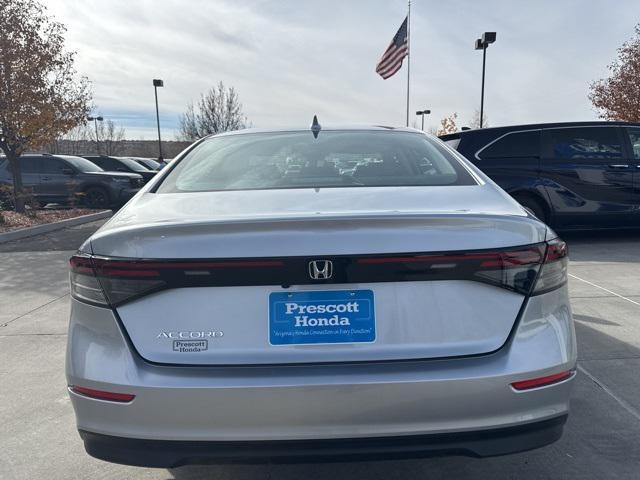 new 2025 Honda Accord car, priced at $29,390