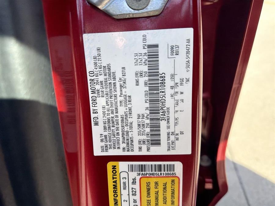 used 2020 Ford Fusion car, priced at $14,250